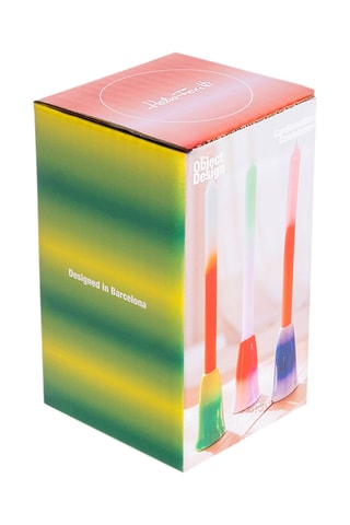 Aardewerk Kaarsenhouder - 6 cm - Rood