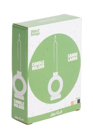 Keramische Kaarshouder - 11 cm - Oranje