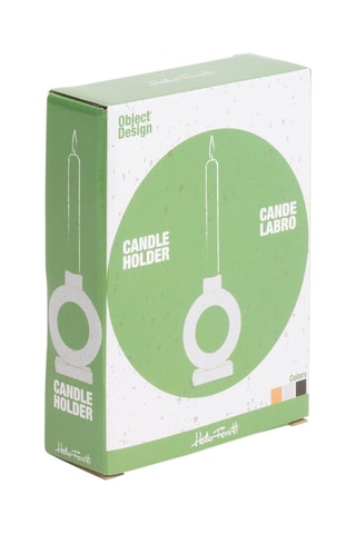 Keramische Kaarshouder - 11 cm - Zwart