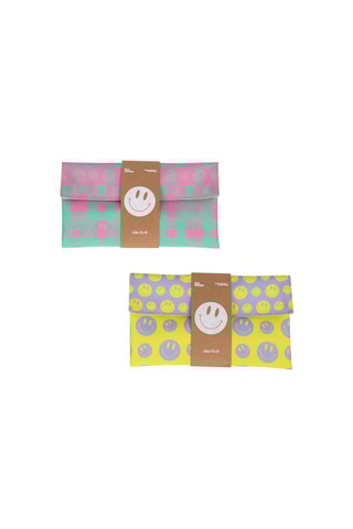 Snacktas - Roze en Groen