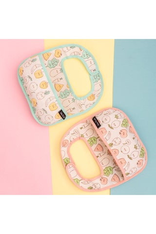 2 Slabbetjes - Beige