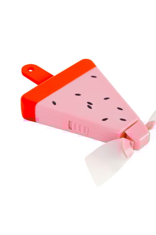 Miniventilator - 8 x 1,5 x 6 cm - Roze