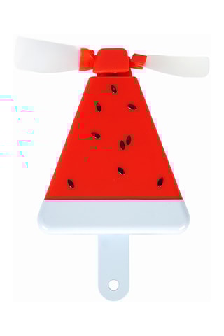 Miniventilator - 8 x 1,5 x 6 cm - Rood