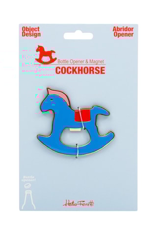 Magnetische Flesopener - Koningsblauw en Rood