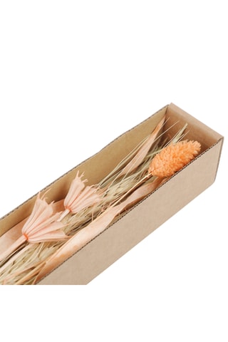 Gedroogde Bloem - 37 x 4,5 x 4,5 cm - Beige