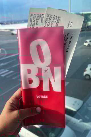 Paspoorthouder - Rood