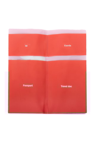 Paspoorthouder - Rood