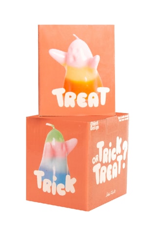 Kaars - Lichtgroen en Roze