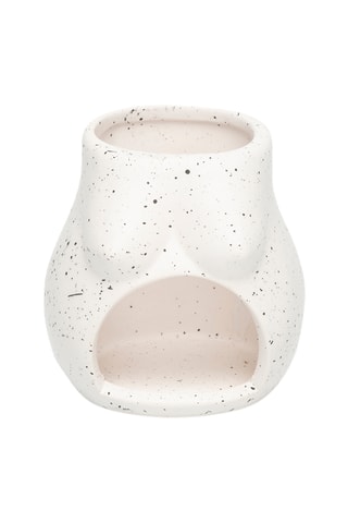 Kaarsenhouder - 8,5 cm - Wit