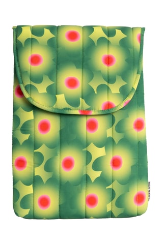 Laptophoes - Donkergroen