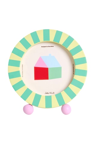 Fotolijst - 13 x 1,8 x 14,8 cm - Groen en Turquoise