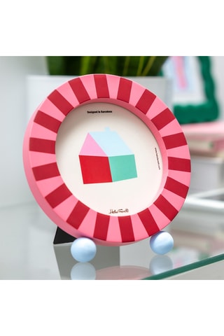 Fotolijst - 13 x 1,8 x 14,8 cm - Roze en Rood