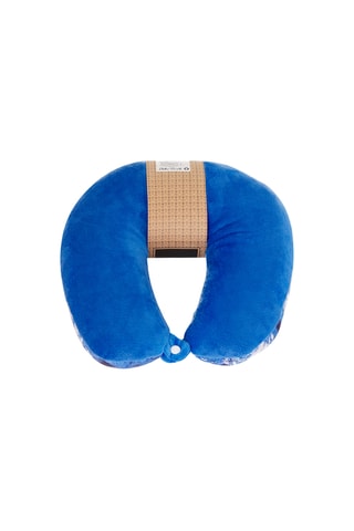 Reiskussen - 30 x 8 x 30 cm - Koningsblauw