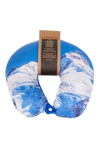 Reiskussen - 30 x 8 x 30 cm - Koningsblauw