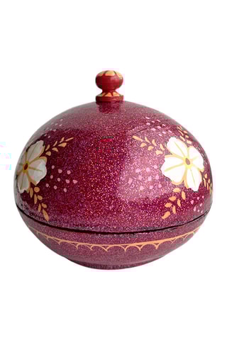 Opbergdoos - 12 cm - Bordeauxrood