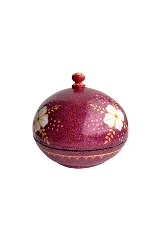 Opbergdoos - 12 cm - Bordeauxrood