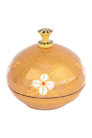 Opbergdoos - 12 cm - Goudkleurig