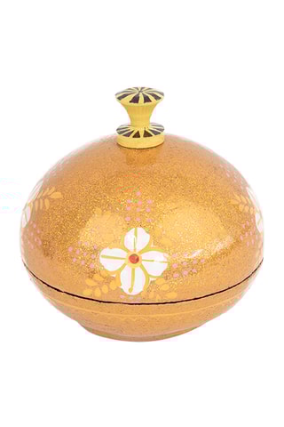 Opbergdoos - 12 cm - Goudkleurig