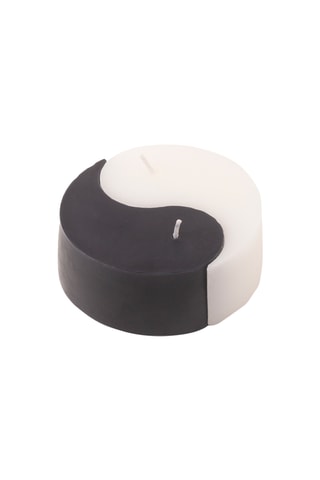 2 Kaarsen - Zwart en Wit