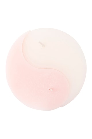 2 Kaarsen - Roze en Wit