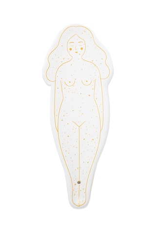 Wierookhouder - 20,3 x 8 x 2 cm - Wit en Oranje