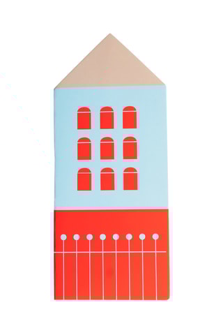 Schrift - 60 Pagina's - Rood - 22 x 9,3 x 1 cm