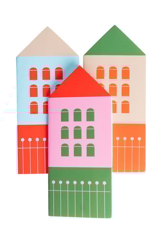 Schrift - 60 Pagina's - Rood - 22 x 9,3 x 1 cm