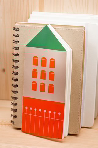 Schrift - 60 Pagina's - Oranje - 22 x 9,3 x 1 cm