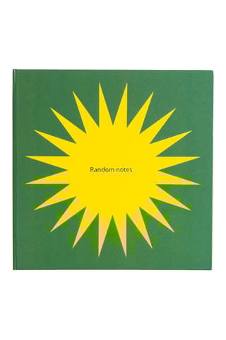 Notitieboek - 192 Pagina's - Groen en Geel - 20 x 20 x 1 cm