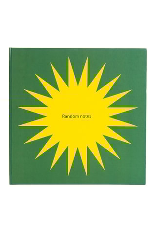 Notitieboek - 192 Pagina's - Groen en Geel - 20 x 20 x 1 cm