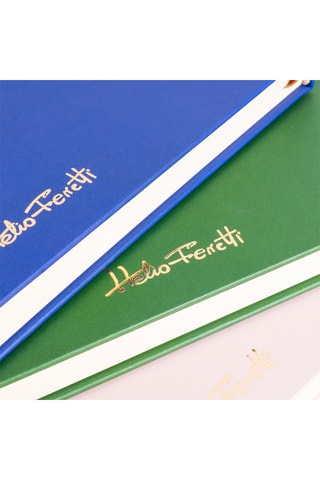 Notitieboek - 192 Pagina's - Poederroze en Blauw - 20 x 20 x 1 cm