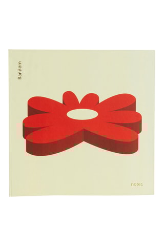 Schrift - 192 Pagina's - Rood en Zeegroen - 20 x 20 x 1 cm