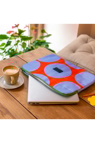 Laptophoes - Lichtblauw