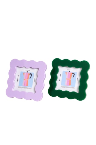 Fotolijst - 14 x 1,4 x 14 cm - Paars