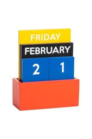 Houten Dagkalender 10 x 4 x 12,2 cm