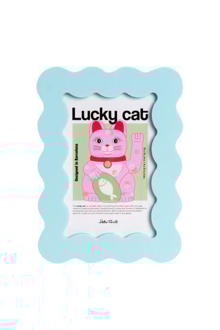 Fotolijst - 14 x 1,4 x 19 cm - Hemelsblauw