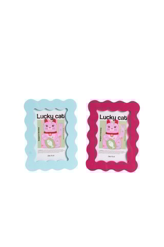 Fotolijst - 14 x 1,4 x 19 cm - Hemelsblauw