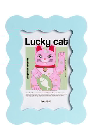 Fotolijst - 14 x 1,4 x 19 cm - Hemelsblauw