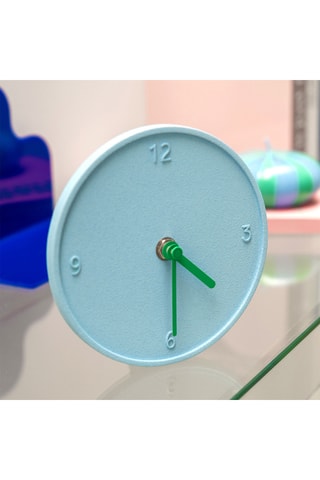 Klok - 14,3 cm - Hemelsblauw