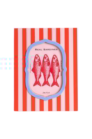 Fotolijst - 16 x 1,5 x 21 cm - Rood en Wit