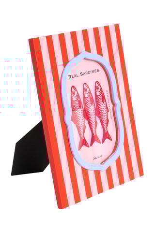 Fotolijst - 16 x 1,5 x 21 cm - Rood en Wit