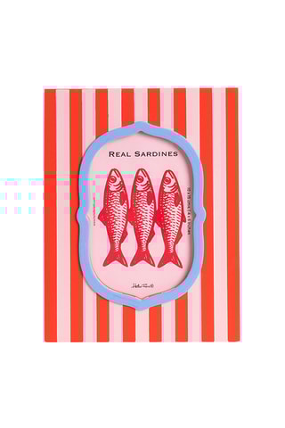 Fotolijst - 16 x 1,5 x 21 cm - Rood en Wit