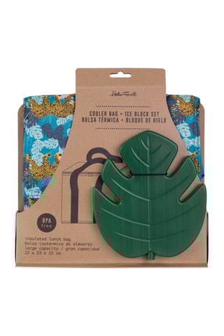 Koellunchtas - hemelsblauw en marineblauw