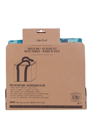 Koellunchtas - hemelsblauw en marineblauw