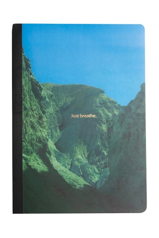 Bullet Journal - 192 Pagina's - Groen en Hemelsblauw - 14,8 x 21 x 1 cm