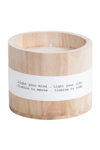 Geurkaars Katoenfris - Wit