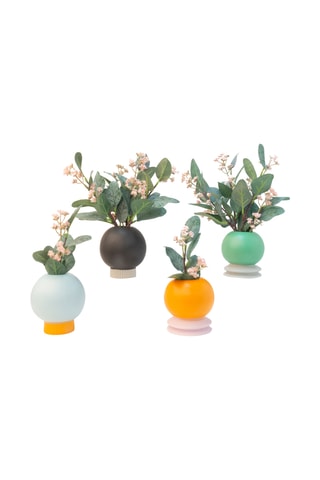 Keramische Vaas - 11,6 cm - Zwart