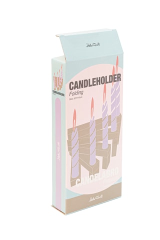 Houten Kandelaar - 20 cm - Naturel