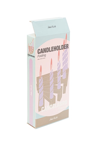 Houten Kandelaar - 20 cm - Naturel