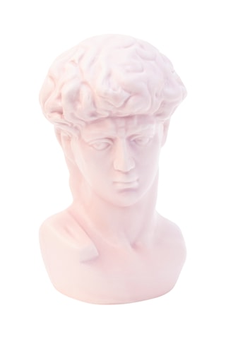 Keramische Buste van David de Michelangelo - Roze